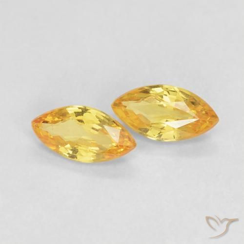 0.37ctw Natural Dorado Zafiro, Marquesa, VVS