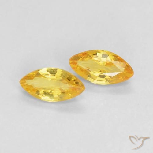 0.36ctw Natural Dorado Zafiro, Marquesa, VVS
