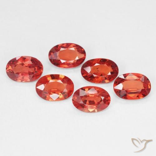 0.49ct Natural Rojo carmesí claro Zafiro, Ovalada, VVS-VS