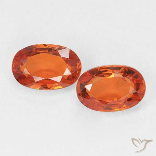 1.53ctw Natural Naranja claro Zafiro, Ovalada, VVS-VS