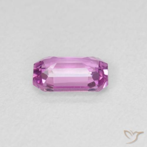 Zafiro Medium Light-Purple natural de 0.62 ct, Corte Octágono / Esmeralda, VVS