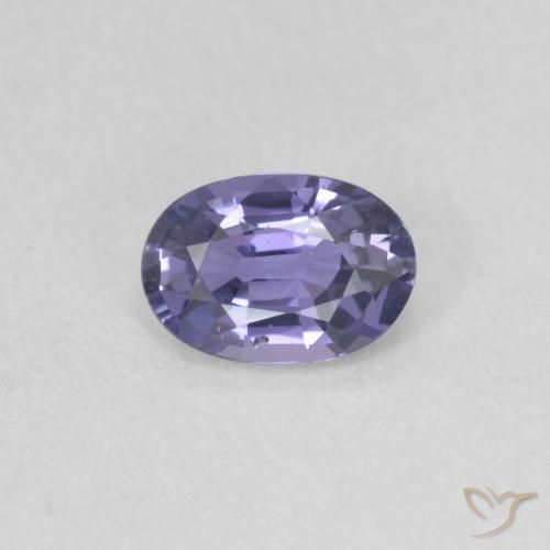 0.56ct Natural Púrpura azulado oscuro Zafiro, Ovalada, VS