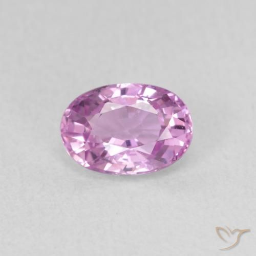 0.73ct Natural Medium Light-Purple Zafiro, Ovalada, VVS