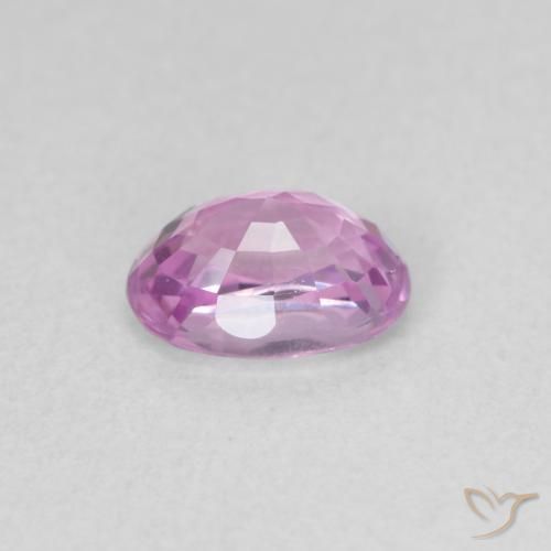 Zafiro Medium Light-Purple natural de 0.73 ct, Ovalada, VVS