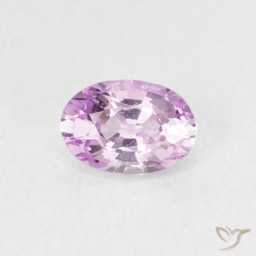 Zafiro Rosado púrpura natural de 0.64 ct, Ovalada, VS