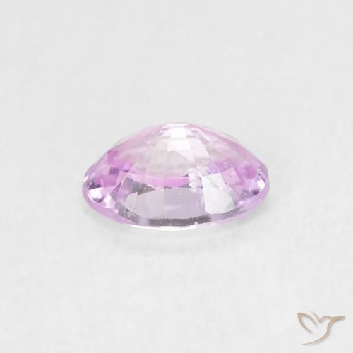 Zafiro Rosado púrpura natural de 0.64 ct, Ovalada, VS