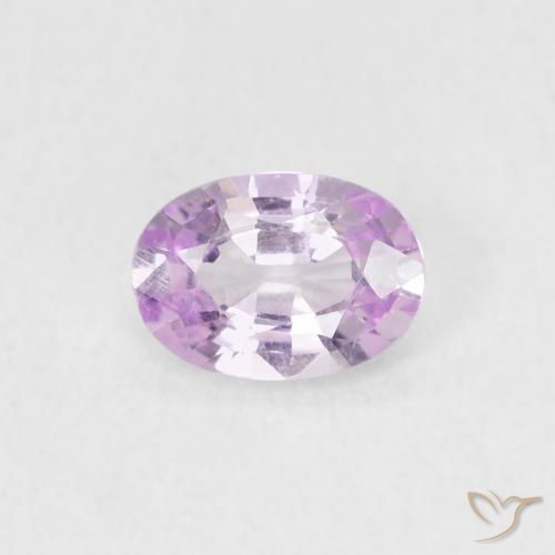 0.54ct Natural Rosado real muy claro Zafiro, Ovalada, VVS