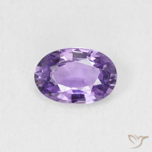 0.56ct Natural Violeta medio Zafiro, Ovalada, VVS-VS