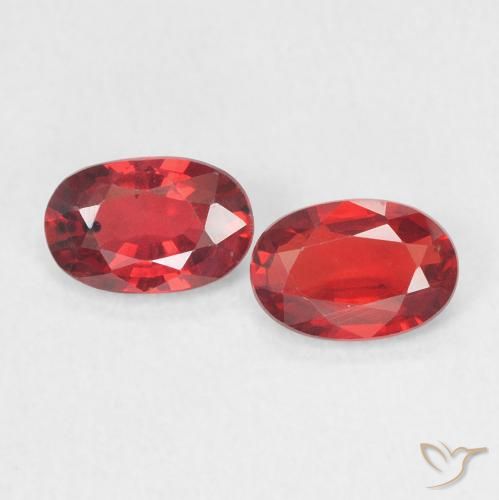 1.06ctw Natural Rojo medio Zafiro, Ovalada, VVS-VS