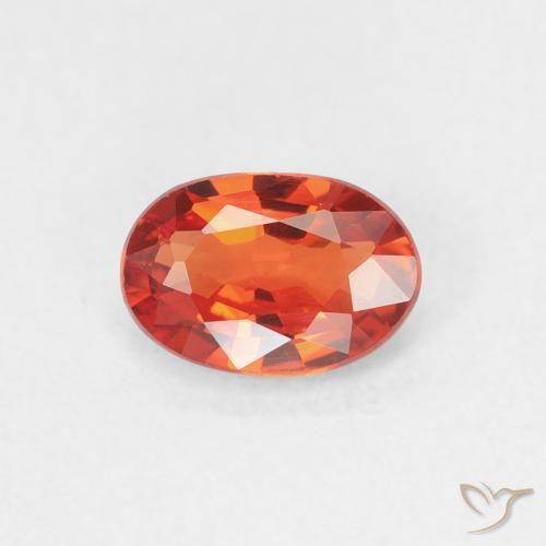 0.65ct Natural Rojo carmesí claro Zafiro, Ovalada, VVS