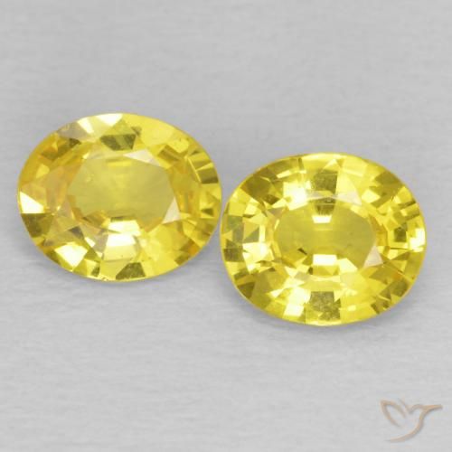1.23ctw Natural Amarillo cyber Zafiro, Ovalada, VS