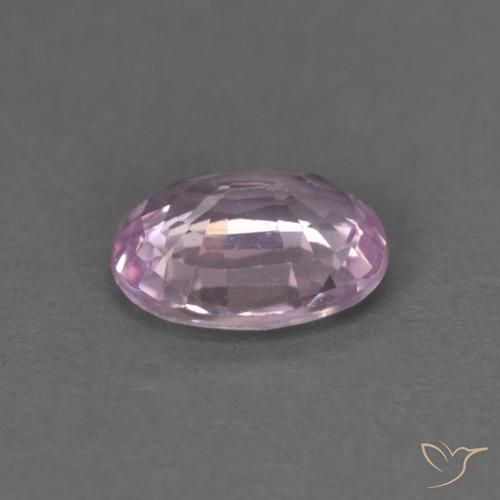 Zafiro Rosado medio natural de 0.48 ct, Ovalada, VS