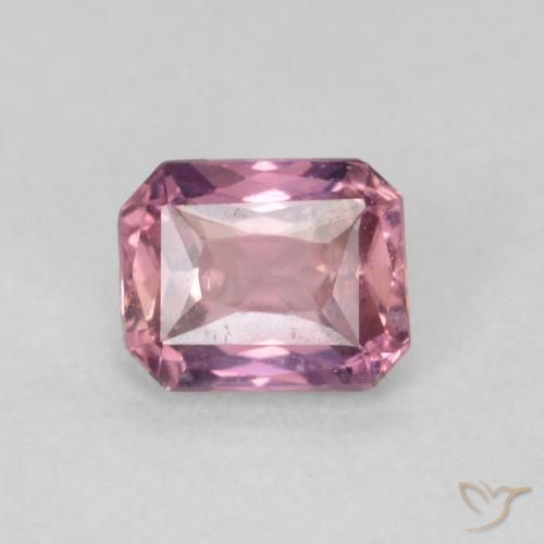0.53ct Natural Lavanda intenso Zafiro, corte esmeralda, VS