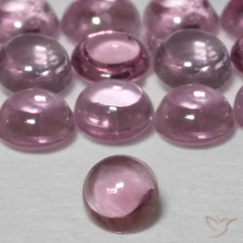 0.12ct Natural Rosado medio Zafiro, Redondo, Transparente