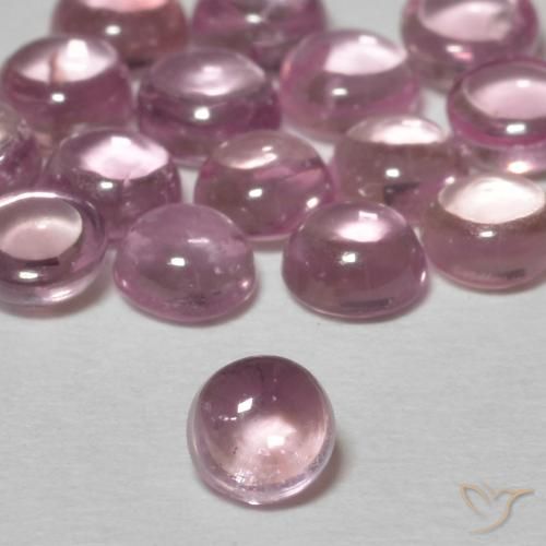 0.30ct Natural Rosado bubblegum claro Zafiro, Redondo, Transparente