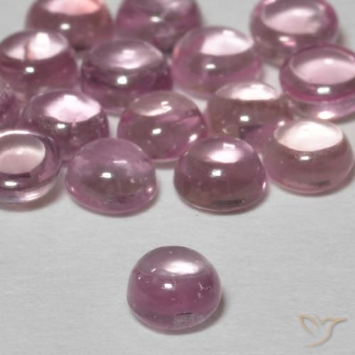Zafiro Rosado bubblegum claro natural de 0.30 ct, Redondo, Transparente