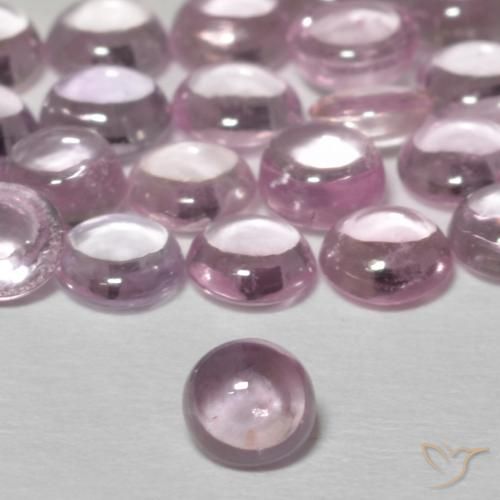 0.27ct Natural Rosado lavanda Zafiro, Redondo, Transparente