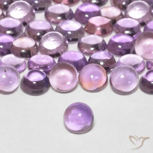 Zafiro Púrpura oscuro natural de 0.27 ct, Redondo, Transparente
