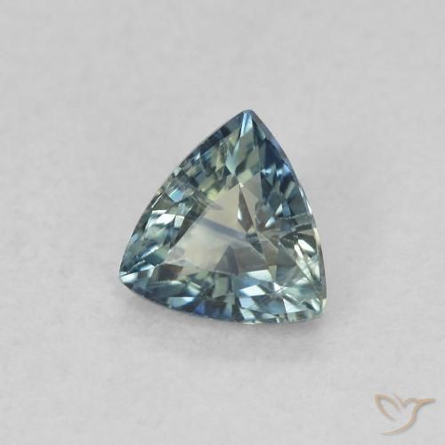 Zafiro Cerceta natural de 0.51 ct, Trillón, VS
