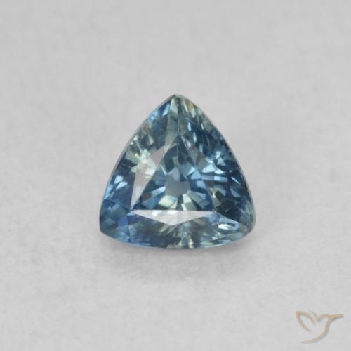 0.50ct Natural Cerceta Zafiro, Trillón, VS