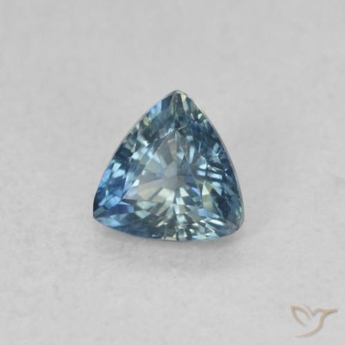 Zafiro Cerceta natural de 0.50 ct, Trillón, VS