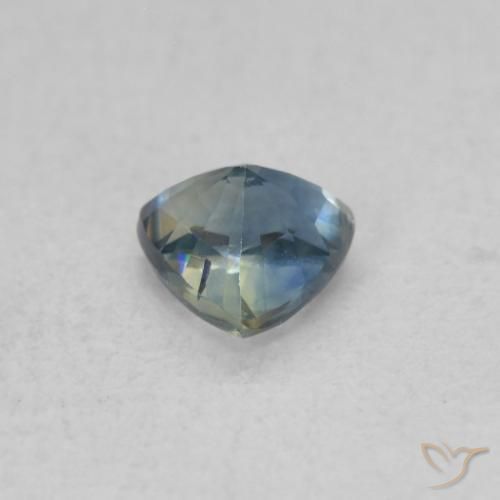 Zafiro Cerceta natural de 0.50 ct, Trillón, VS