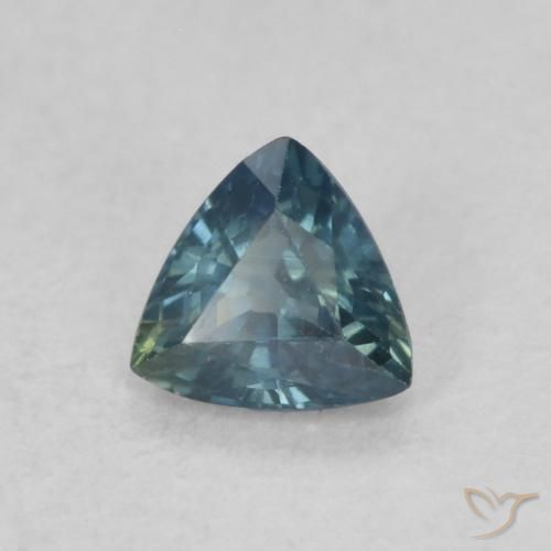 Zafiro Cerceta natural de 0.33 ct, Trillón, VS