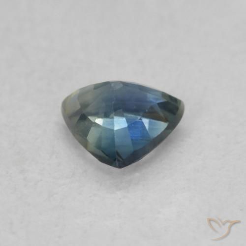 Zafiro Cerceta natural de 0.33 ct, Trillón, VS