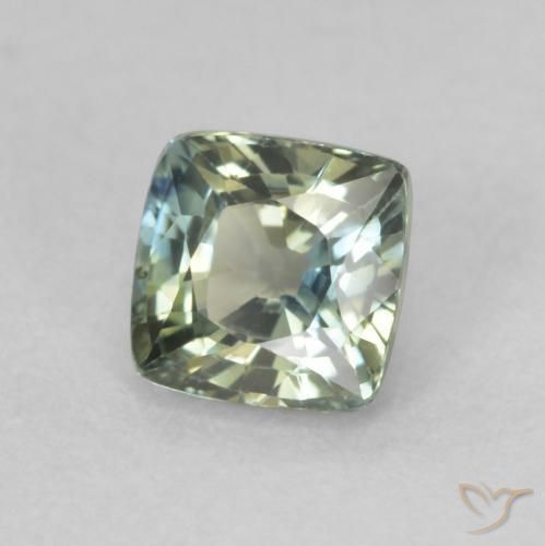 Zafiro Multicolor natural de 0.75 ct, Forma Cojín, VVS-VS