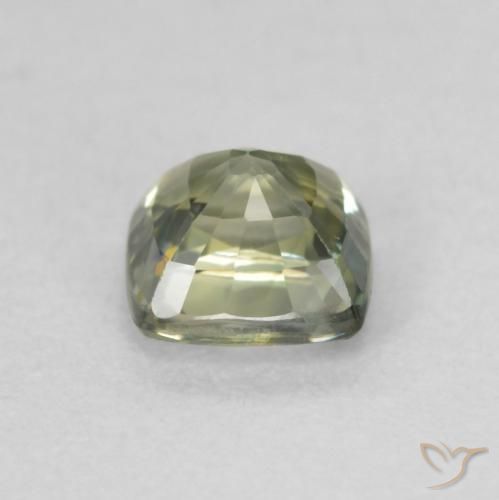 Zafiro Multicolor natural de 0.75 ct, Forma Cojín, VVS-VS