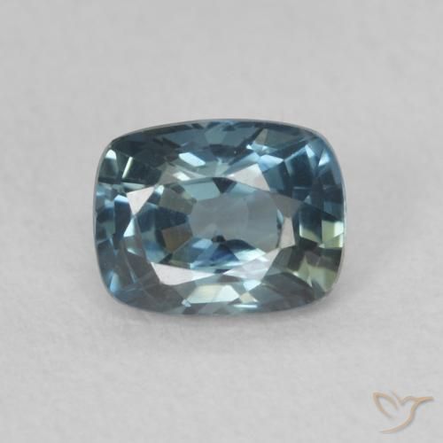 0.70ct Natural Cerceta Zafiro, Forma Cojín, VVS-VS