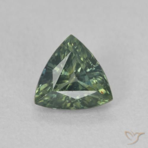 0.52ct Natural Verde Zafiro, Trillón, VVS-VS