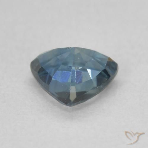 Zafiro Azul verdoso natural de 0.56 ct, Trillón, VS