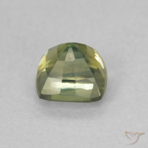 Zafiro Cerceta natural de 0.54 ct, Forma Cojín, VS