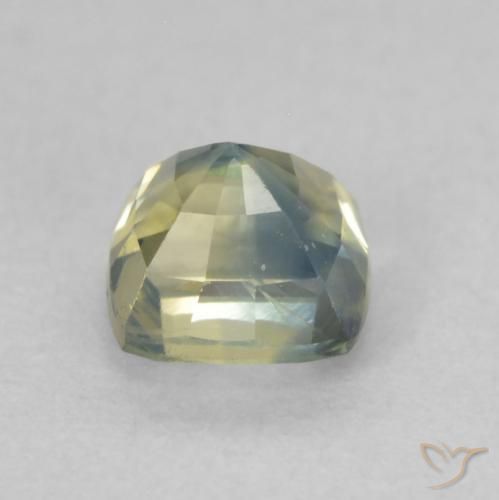Zafiro Multicolor natural de 0.74 ct, Forma Cojín, VS
