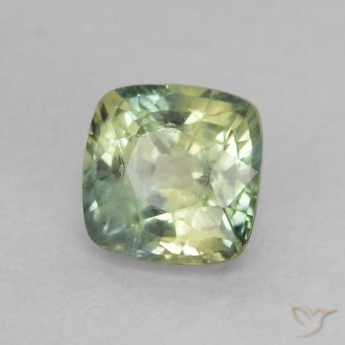 Zafiro Multicolor natural de 0.65 ct, Forma Cojín, VS