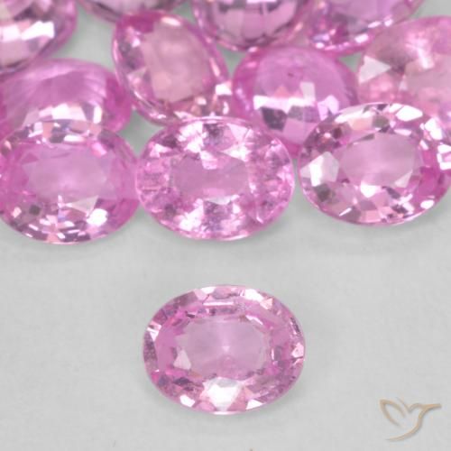 0.32ct Natural Rosado púrpura real Zafiro, Ovalada, VS