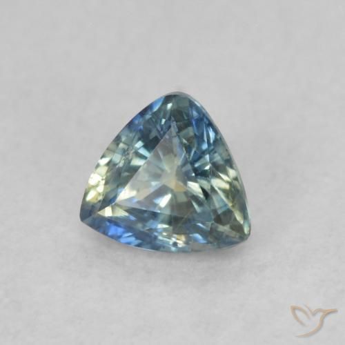 Zafiro Cerceta natural de 0.40 ct, Trillón, VS