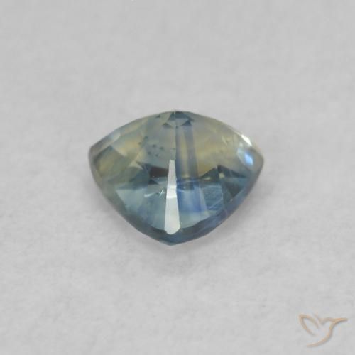 Zafiro Cerceta natural de 0.40 ct, Trillón, VS
