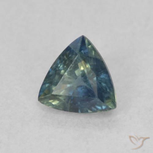 Zafiro Cerceta natural de 0.47 ct, Trillón, VS