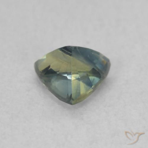 Zafiro Cerceta natural de 0.47 ct, Trillón, VS