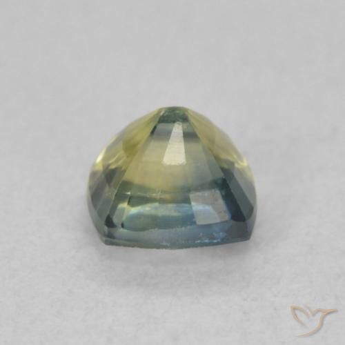 Zafiro Multicolor natural de 0.64 ct, Forma Cojín, VS