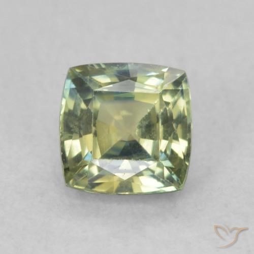 0.76ct Natural Multicolor Zafiro, Forma Cojín, VS