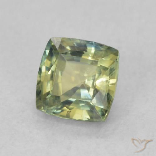 Zafiro Multicolor natural de 0.76 ct, Forma Cojín, VS