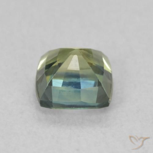 Zafiro Multicolor natural de 0.76 ct, Forma Cojín, VS