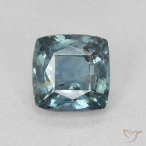 0.89ct Natural Cerceta Zafiro, Forma Cojín, VS