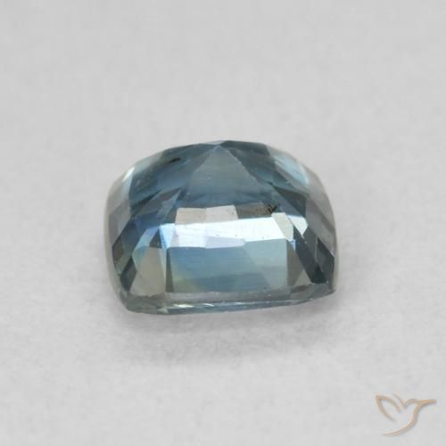 Zafiro Cerceta natural de 0.89 ct, Forma Cojín, VS