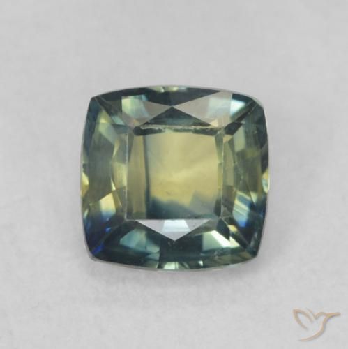 0.78ct Natural Multicolor Zafiro, Forma Cojín, VVS-VS