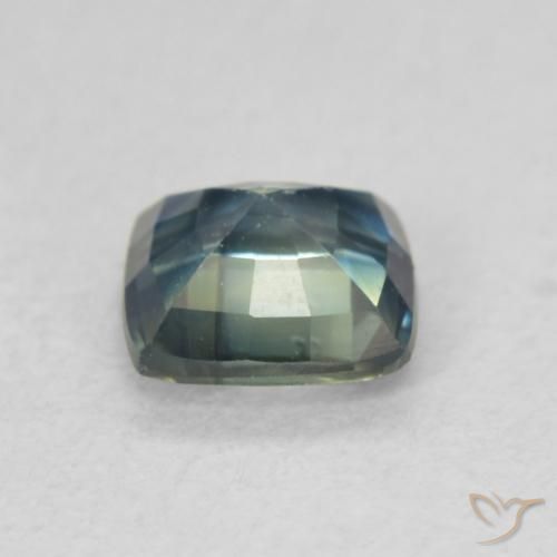 Zafiro Multicolor natural de 0.78 ct, Forma Cojín, VVS-VS