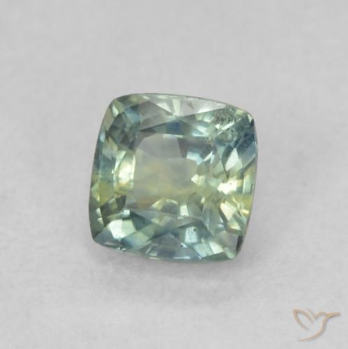 Zafiro Multicolor natural de 0.63 ct, Forma Cojín, VS-SI